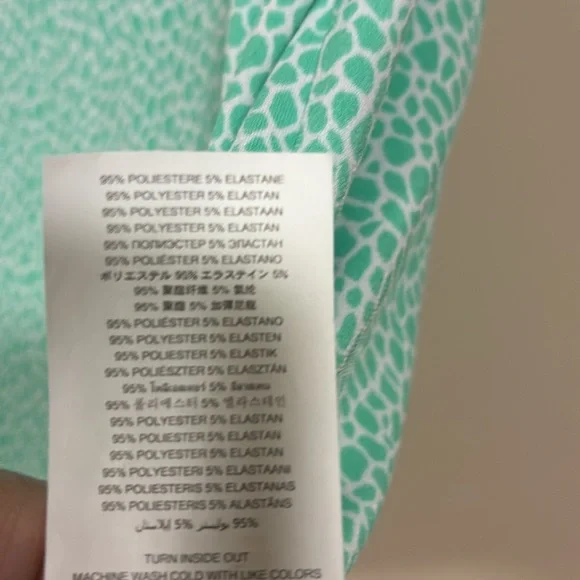 Michael Kors Mint Ruffle Sleeve Blouse medium - Picture 5 of 7